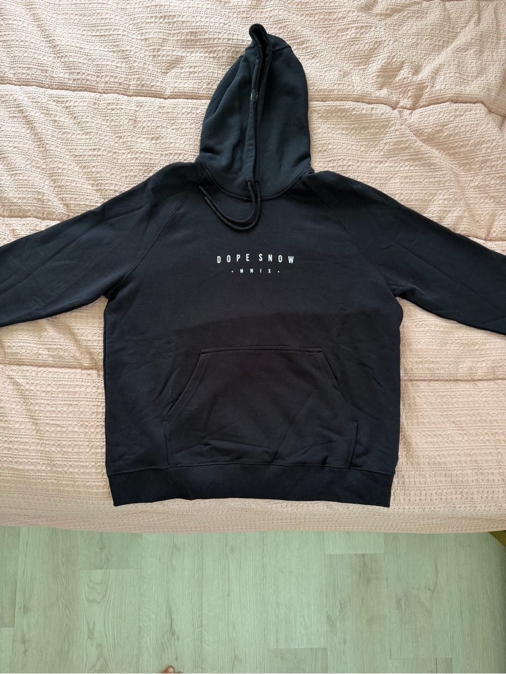 DOPE SNOW Black Hoodie with back print